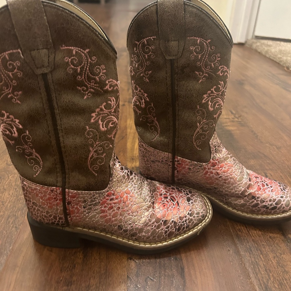 Shyanne LITTLE GIRLS' FAUX LEATHER WESTERN BOOTS